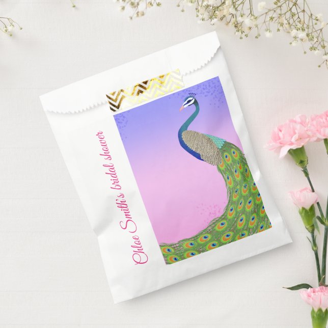 Sacolinha Noiva a ser Elegante Peacock (Selado)