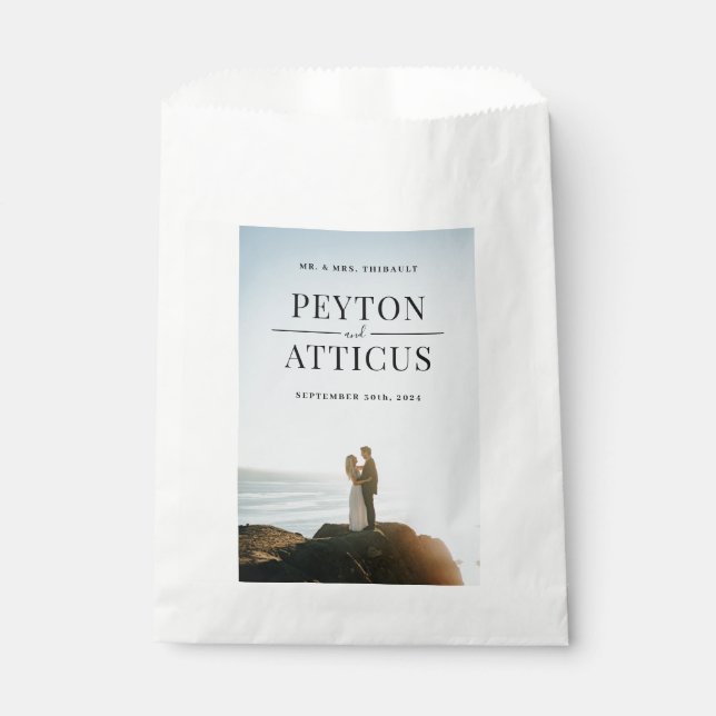 Sacolinha Noiva e Groom Elegante Atmosphere (Frente)