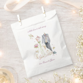 Sacolinha Noiva & Noivo de casamento personalizado vestido c