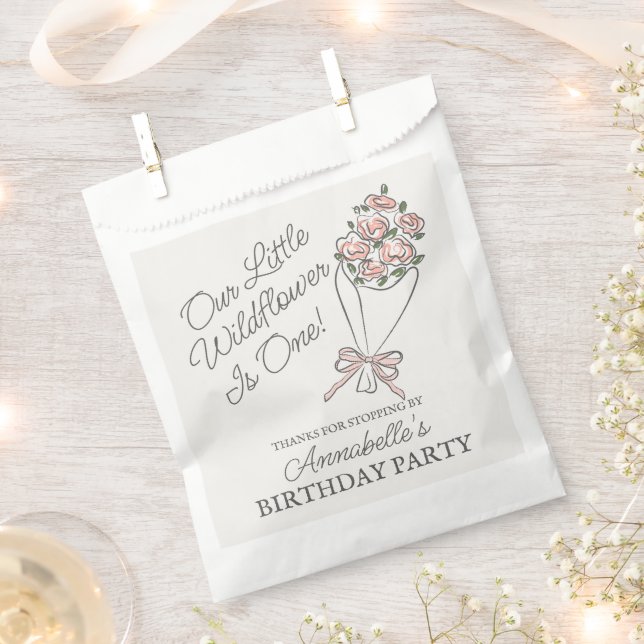 Sacolinha Noivado Floral Fresco Fresco de Mercado de Flores  (Cortado)