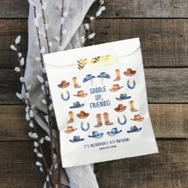 Sacolinha Nome de Aquarela da Primeira Camada de Cavalo Rode