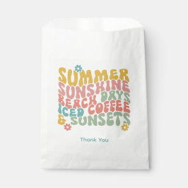 Sacolinha Nome do Monograma Cor-de-Rosa de Verão