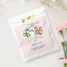 Sacolinha Nosso Pequeno Cubo | Chá de fraldas de animais árc