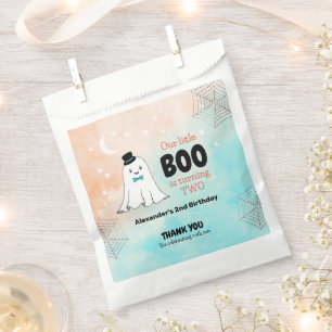 Sacolinha Nosso Pequeno Fantasma Bonito Com segundo aniversá