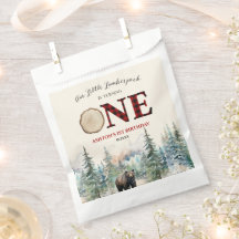 Nosso Pequeno Lumberjack Bear Red primeiro anivers