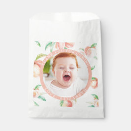 Sacolinha Nosso Pêssego Doce é Uma Garota Primeiro Aniversár