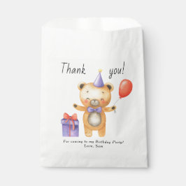 Sacolinha Nosso Urso Pequeno está virando um Aniversário de 