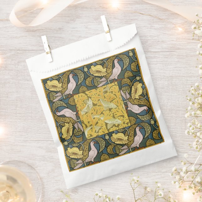 Sacolinha Nouveau De Peixe Amarelo Azul-Pombo (Cortado)