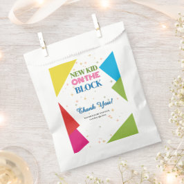 Sacolinha Nova Criança no Chá de fraldas Colorido do Bloco