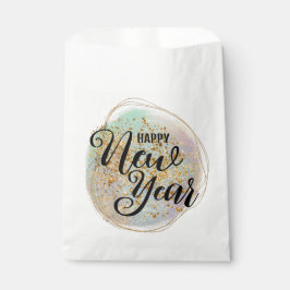 Sacolinha Novo Ano Dourado Negro