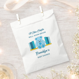 Sacolinha Novo capítulo Storybook Chá de fraldas Blue Teddy 