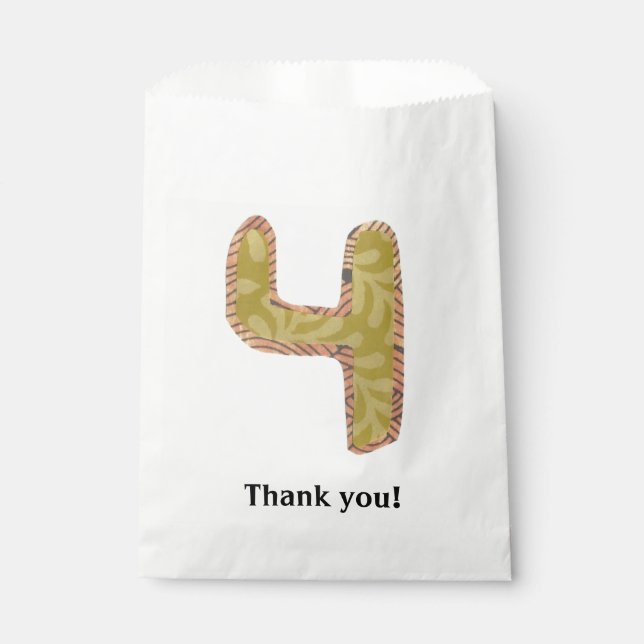 Sacolinha Número Quatro Bolsas Favoráveis (Frente)