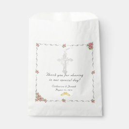 Sacolinha Nupcial Rosa Católica Casamento Favorita Bolsas