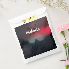 Sacolinha Nuvens a arder, nevoeiro e monograma das montanhas