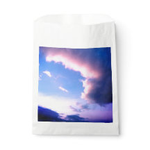 Nuvens cor-de-rosa