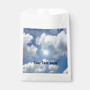 Sacolinha Nuvens do Céu Azul + texto e ideias