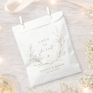 Sacolinha O amor é doce, Dourado e simples casamento da terr