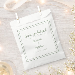 Sacolinha O Amor é Doce Por Favor Pegue Um Doce Casamento Ve