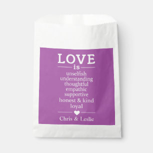 Sacolinha O amor é… nomes feitos sob encomenda & bolsas d