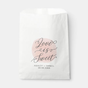 Sacolinha O amor é sacos modernos doces do deleite do