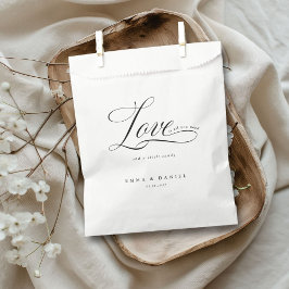 Sacolinha O amor é tudo o que você precisa! Casamento Branco