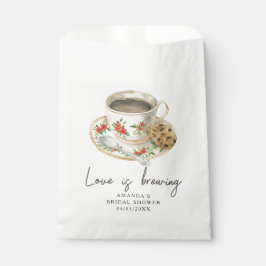 Sacolinha O amor está preparando o chá de panela de café