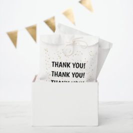 Sacolinha O Aniversário da Criança, Dourada Glitter Negro