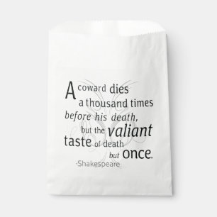 Sacolinha O Valiant morre apenas uma vez Shakespeare
