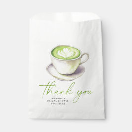 Sacolinha Obrigada Chá de Matcha Chá de noiva