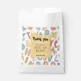 Sacolinha Obrigado Crianças Meninas Meninos Dinossauro de An
