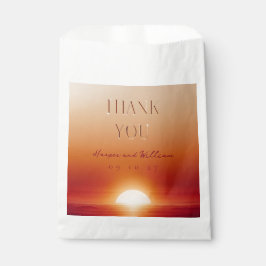 Sacolinha obrigado de casamento vermelho