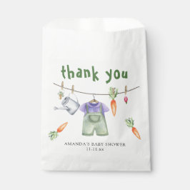 Sacolinha Obrigado de chá de fraldas cultivado localmente