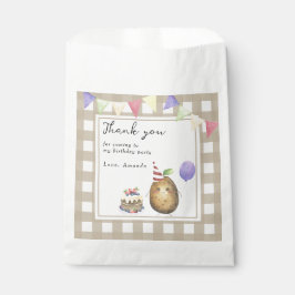 Sacolinha Obrigado de primeiro aniversario de Batata de Aqua