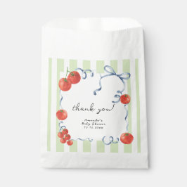 Sacolinha Obrigado de tomate de aquarela