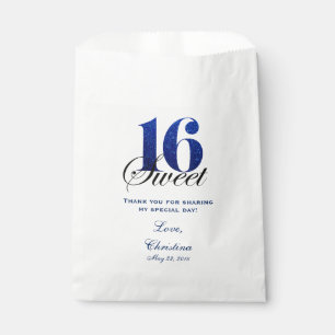 Sacolinha Obrigado do doce 16 você favorece o bufete da