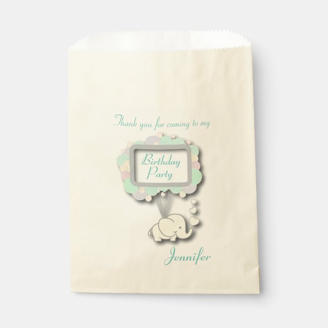 Sacolinha Obrigado, Elefante. (Frente)