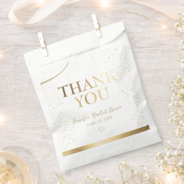 Sacolinha Obrigado Elegante Chuveiro de Noiva