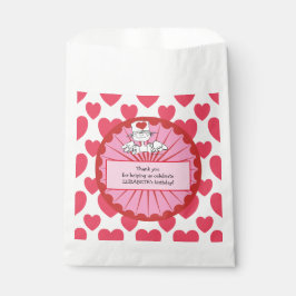 Sacolinha Obrigado "Fada Cardíaca" © Festa de aniversário Fa