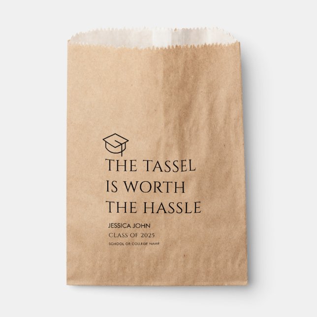 Sacolinha Obrigado, Formando de festas de graduação Kraft (Frente)