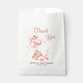 Sacolinha Obrigado! Urso e Balões Favorecem Saco