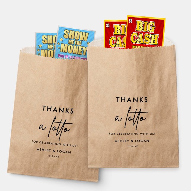 Sacolinha Obrigados A Arranhões De Casamento Lotto (Criador carregado)