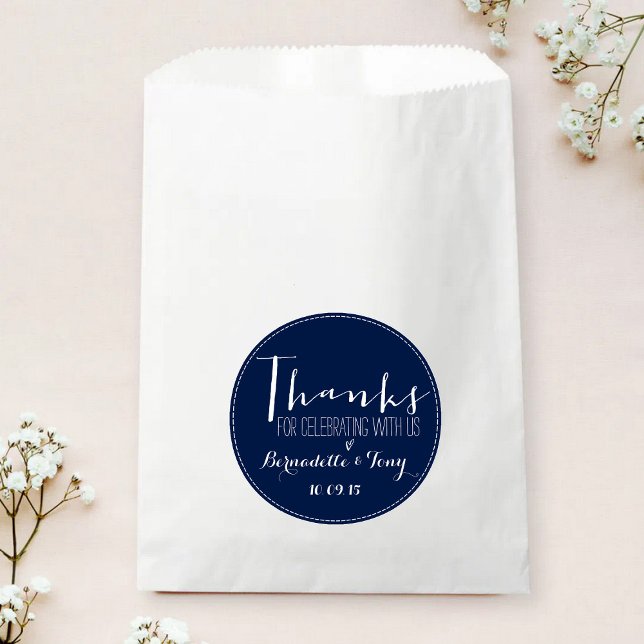 Sacolinha Obrigados Para Celebrar Conosco! Favor de Casament (Criador carregado)