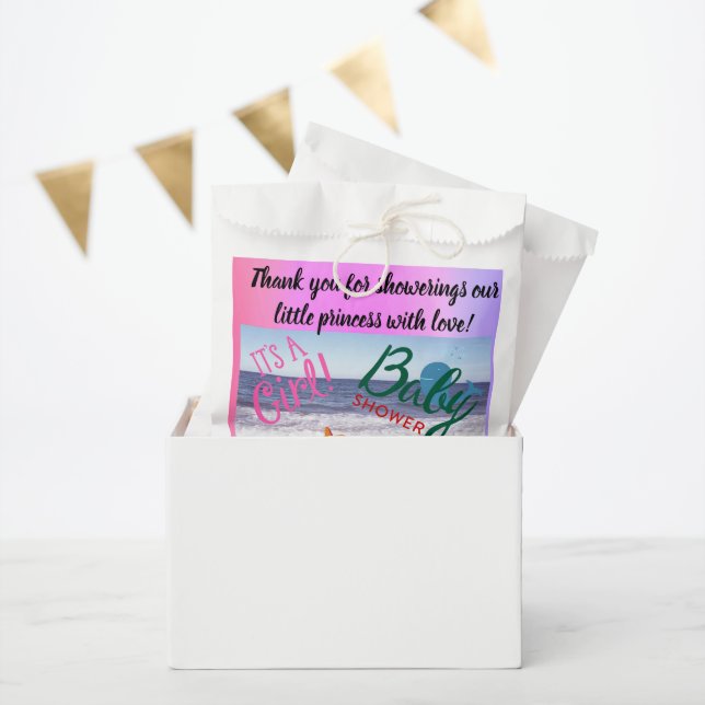 Sacolinha Oceano Critério Chá de fraldas Bash (Festa)