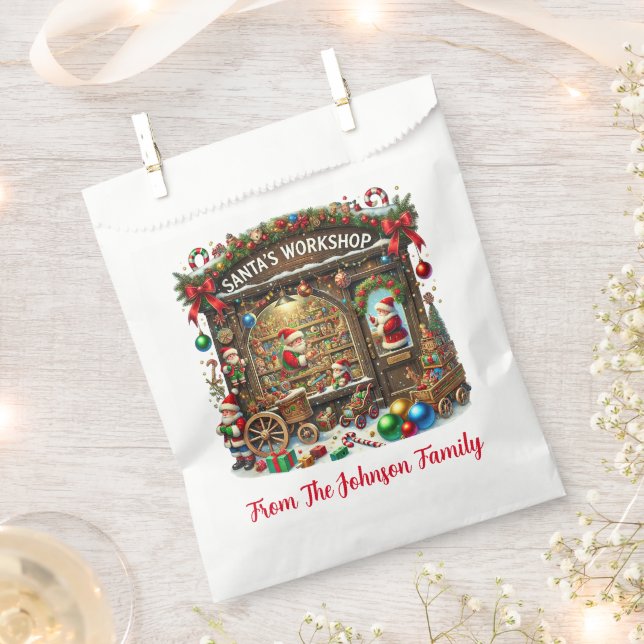 Sacolinha Oficina do Papai Noel (Cortado)