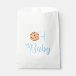 Sacolinha Oh Baby Cookies chá de bebê azul