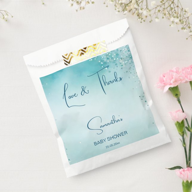 Sacolinha Oh, bebê, ciano aqua, modelo azul (Selado)