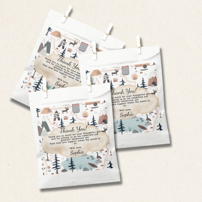 Sacolinha Oh Boy, Adventure Awaits, Hot Air Balloon Square (Criador carregado)