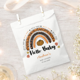 Sacolinha Olá, Chá de fraldas de Abóbora Menina