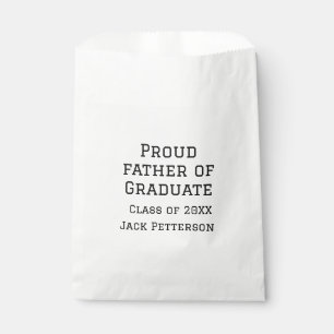 Sacolinha Orgulhoso pai da classe de formandos de 20XX adici