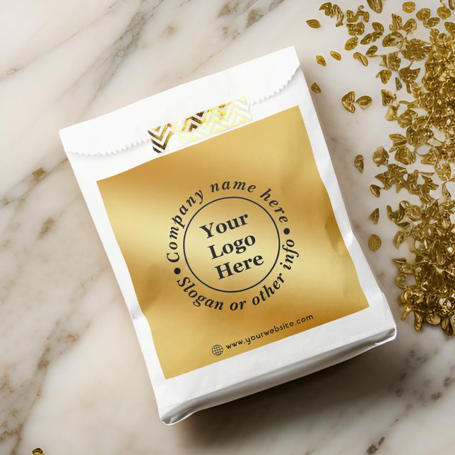 Sacolinha Ouro de luxo metálico (Criador carregado)